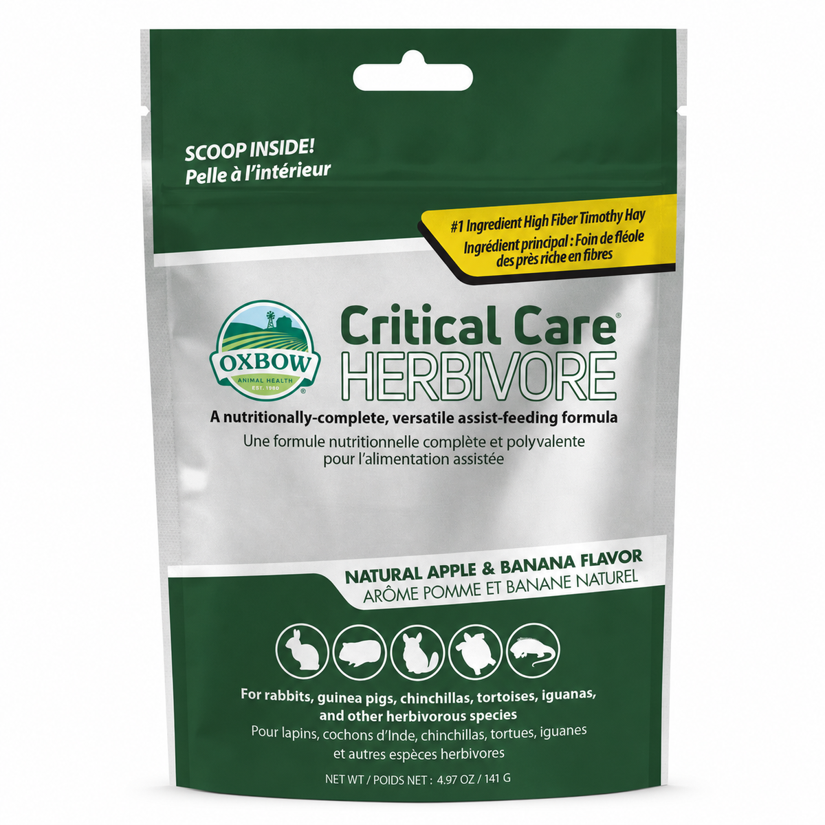 Oxbow Critical Care Herbivore Apple Banana