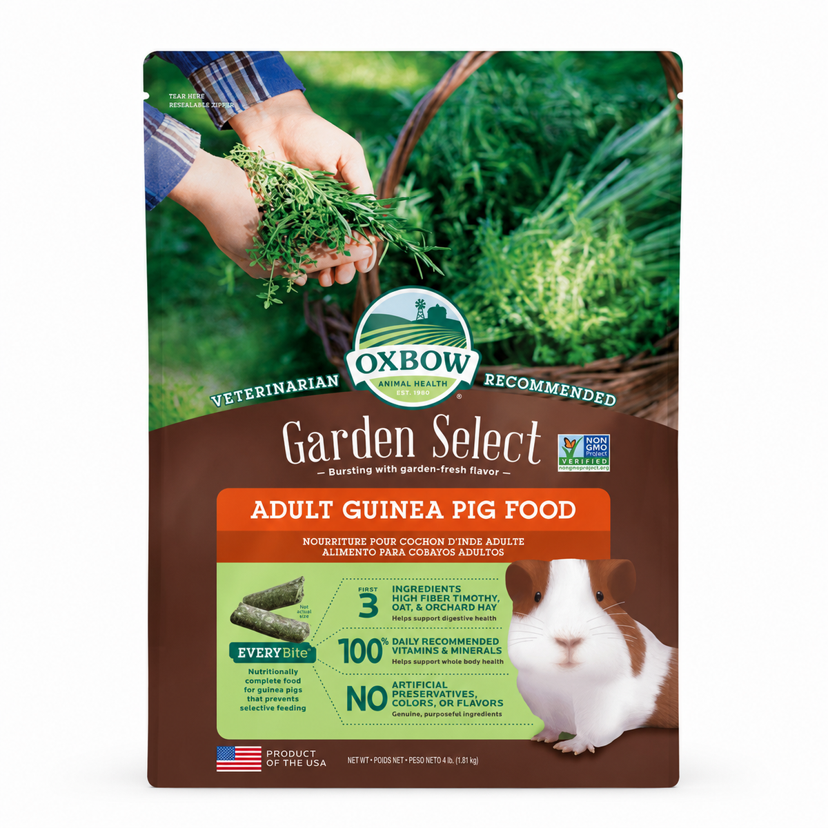 Oxbow Garden Select Adult Guinea Pig Food
